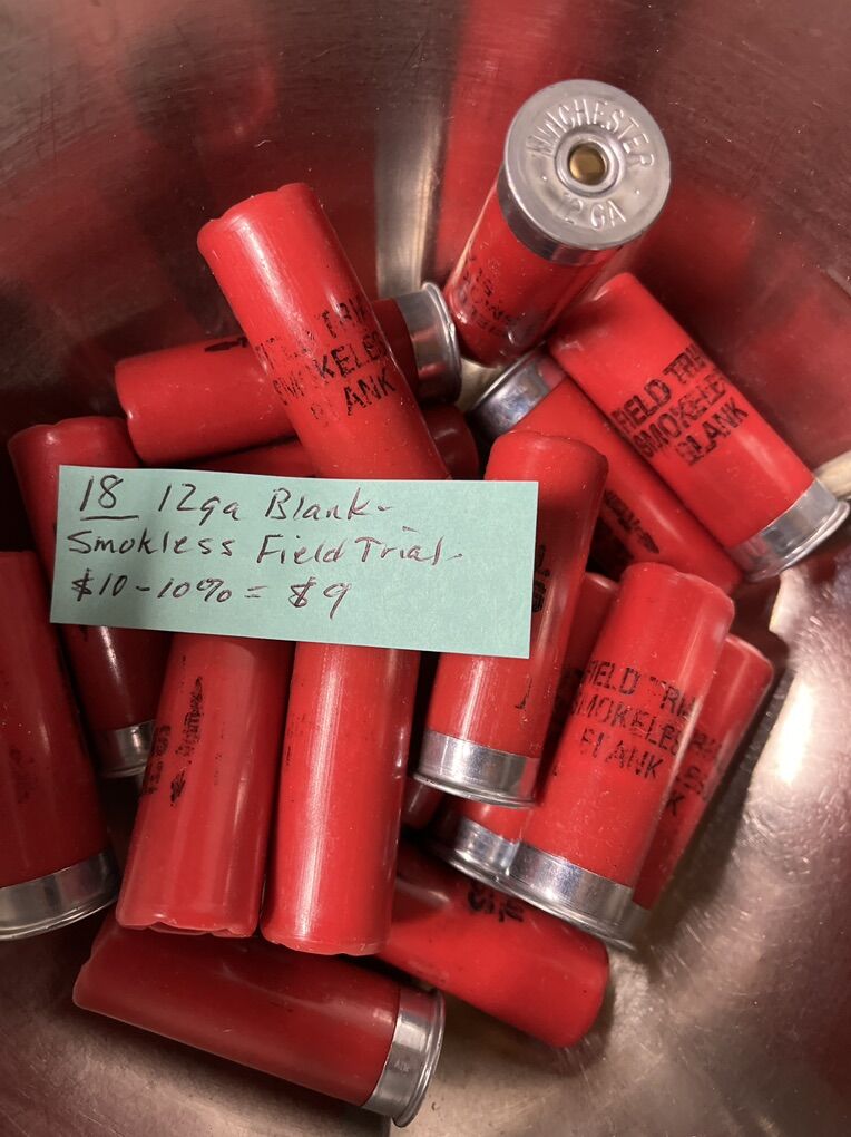 Lower Prices! Field Trial Blanks.