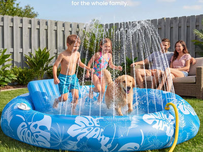 New in box Pool Lounger Float with Sprinkler