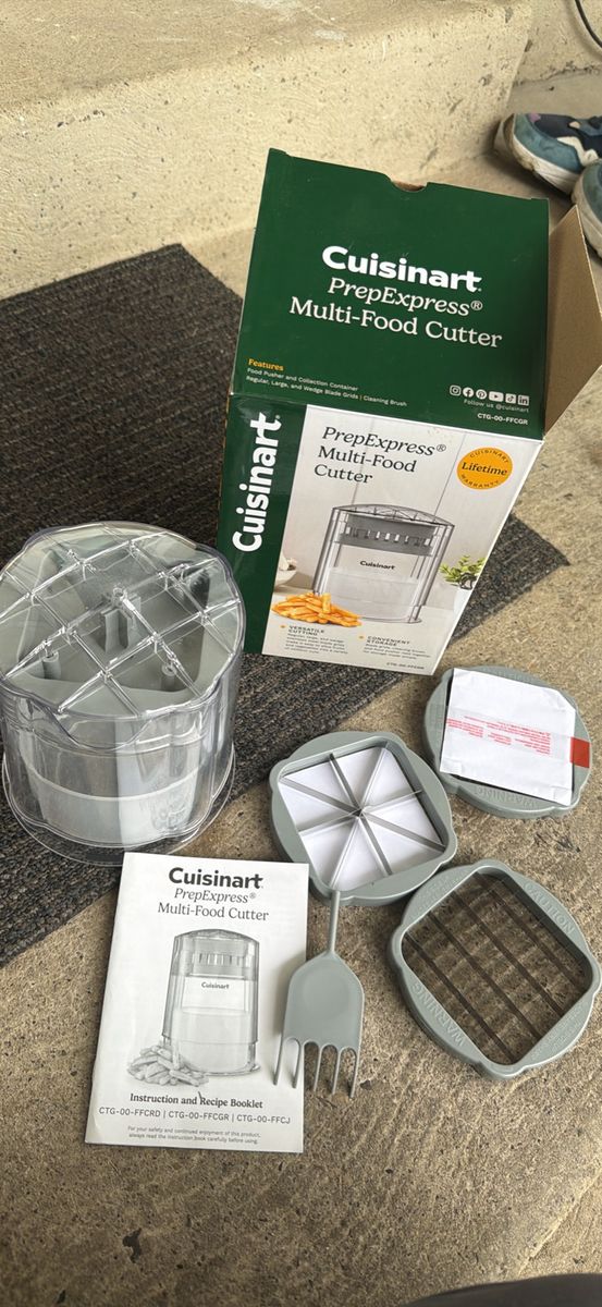 Cuisinart PrepExpress Multi-Food Cutter CTG-00-FFCGR with Interchangeable Blades