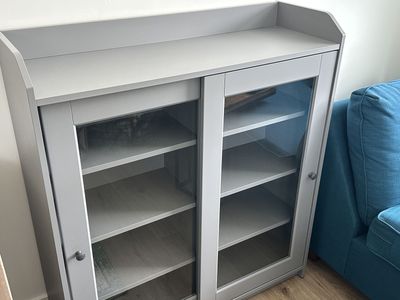 IKEA Hauga Glass-door Cabinet