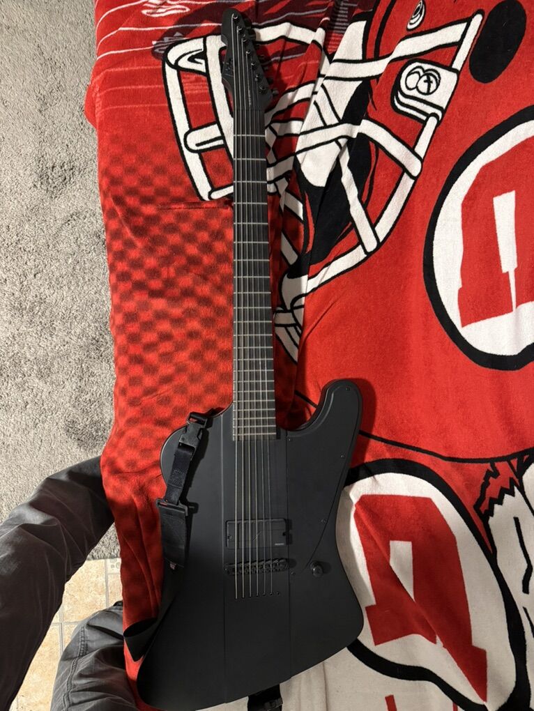 LTD black Metal phoenix Baritone 7 String