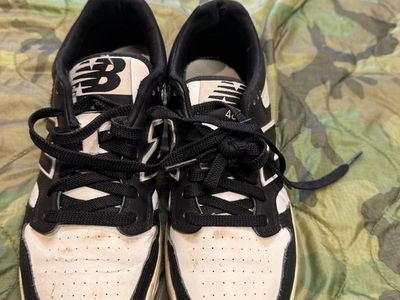 New Balance 480 Black/White Sneakers - Men's 8.5