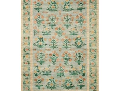 Loloi Rifle Paper Co. Eden Collection EDE-01 Mughal Rose Moss 8'-6" x 11'-6" Area Rug feat. CloudPile™