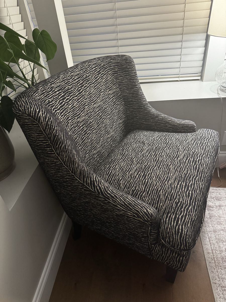 2 Upholstered Accent Armchairs