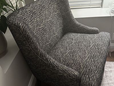 2 Upholstered Accent Armchairs