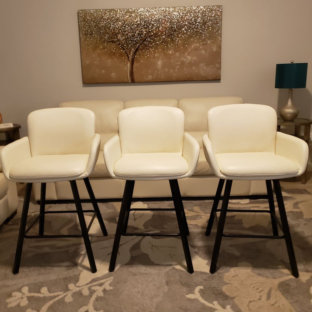 Bona 26" Swivel Stools set of 3.
