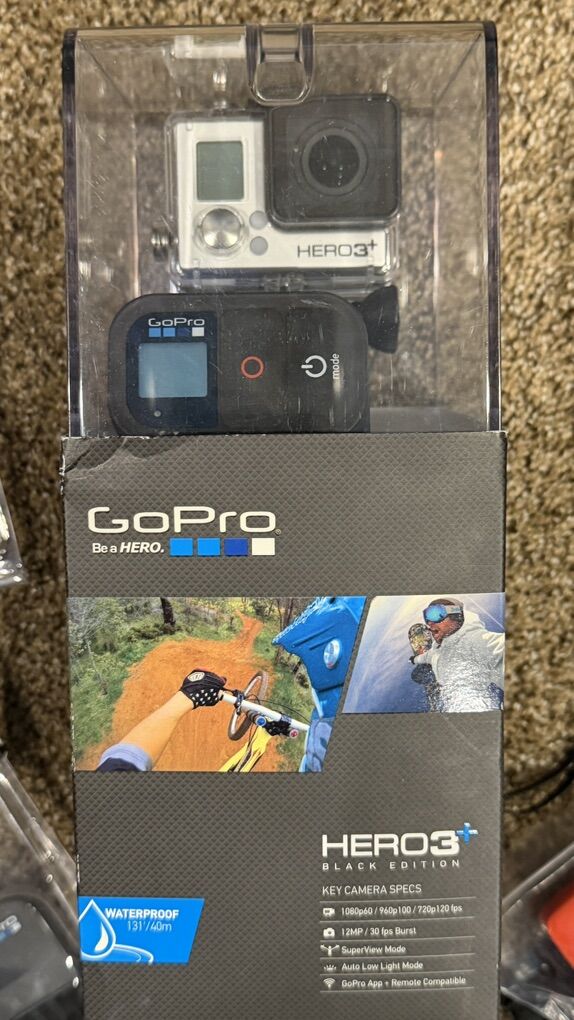 Hero 3+ GoPro Black Edition w Tons of Accessories!