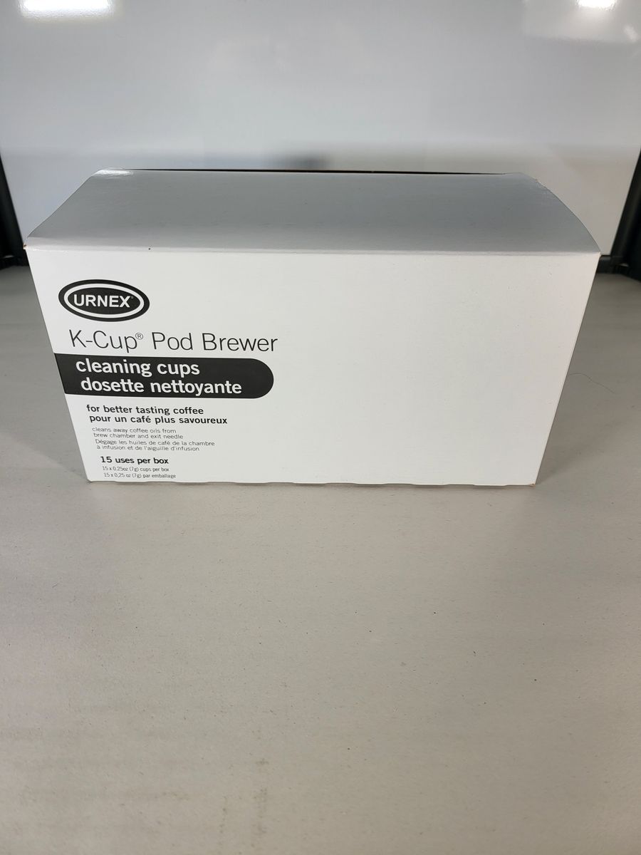 15 Ct Urnex K-Cup Coffee Machine Brewer Cleaning Pods Cups Pack of 15
