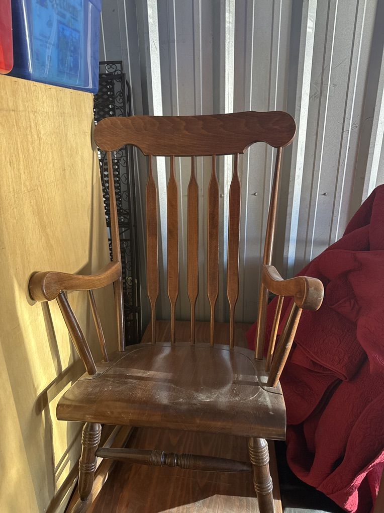 Charming Wooden Rocking Chair