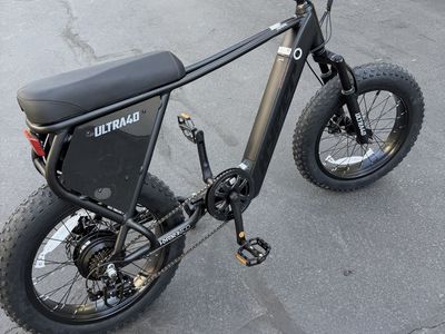 Hyper Bicycles 20" Ultra 40, 36V Electric Bike, 250W Motor, Matte Black