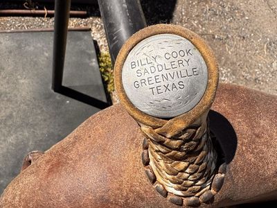 Billy Cook Saddlery Greenville Texas Western Leather Saddle cutter