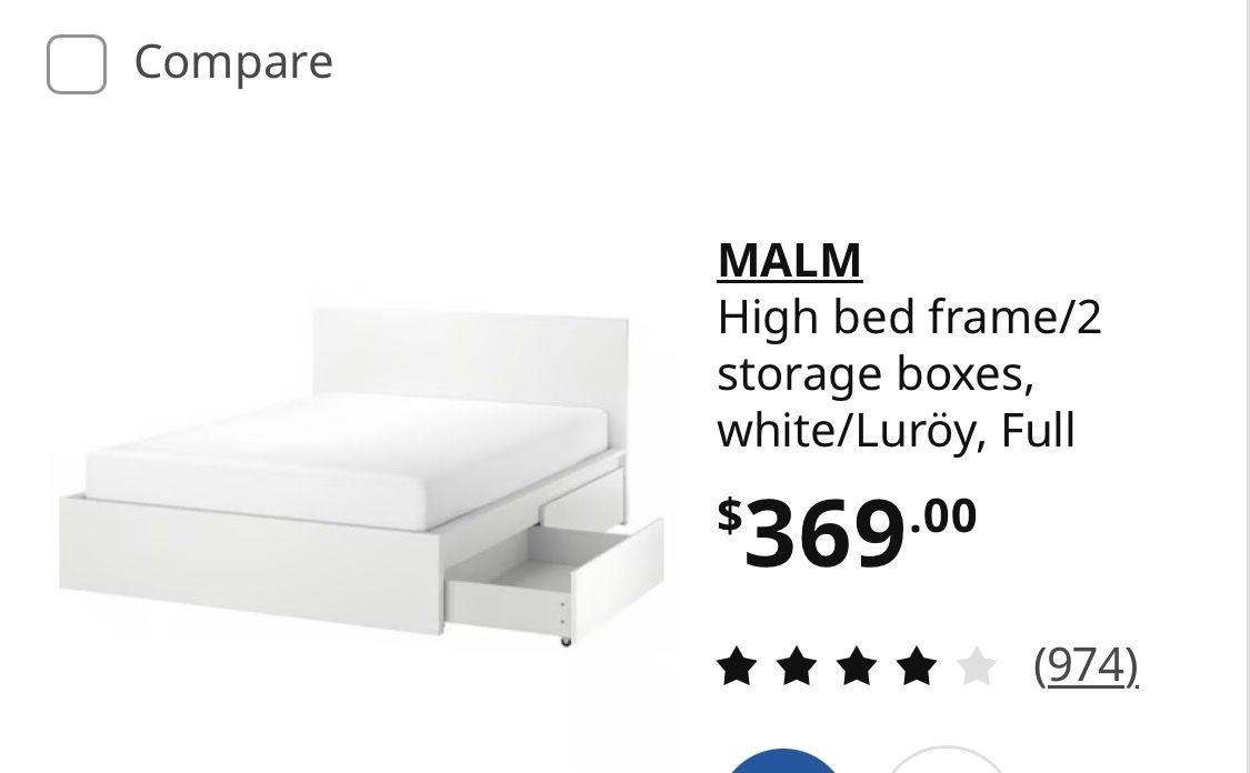 Full Bed Frame From Ikea