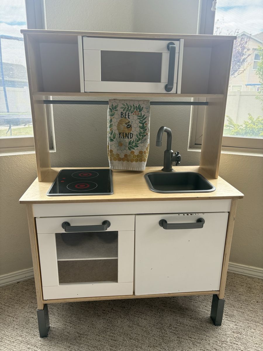 IKEA DUKTIG Wooden Play Kitchen – Montessori Style – As Is