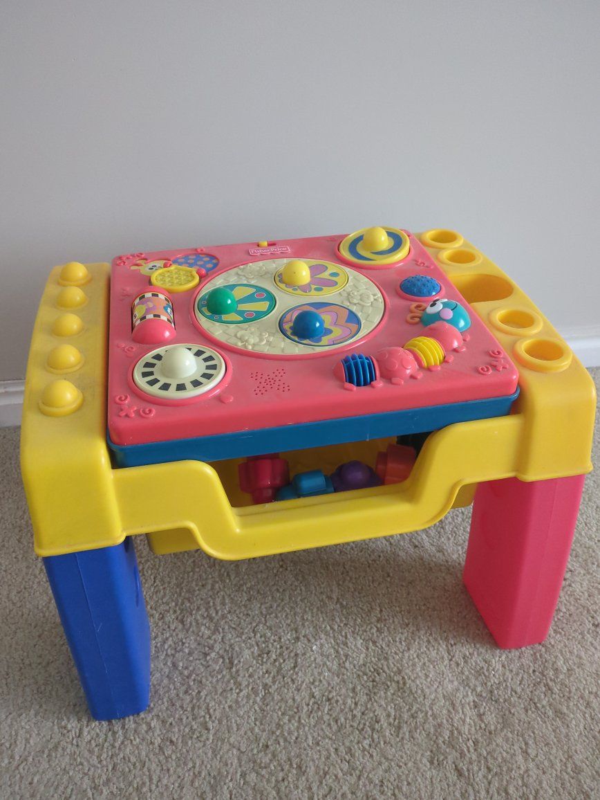 Fisher-Price Baby Activity Table with Lights and Sounds - Educational Toddler Toy