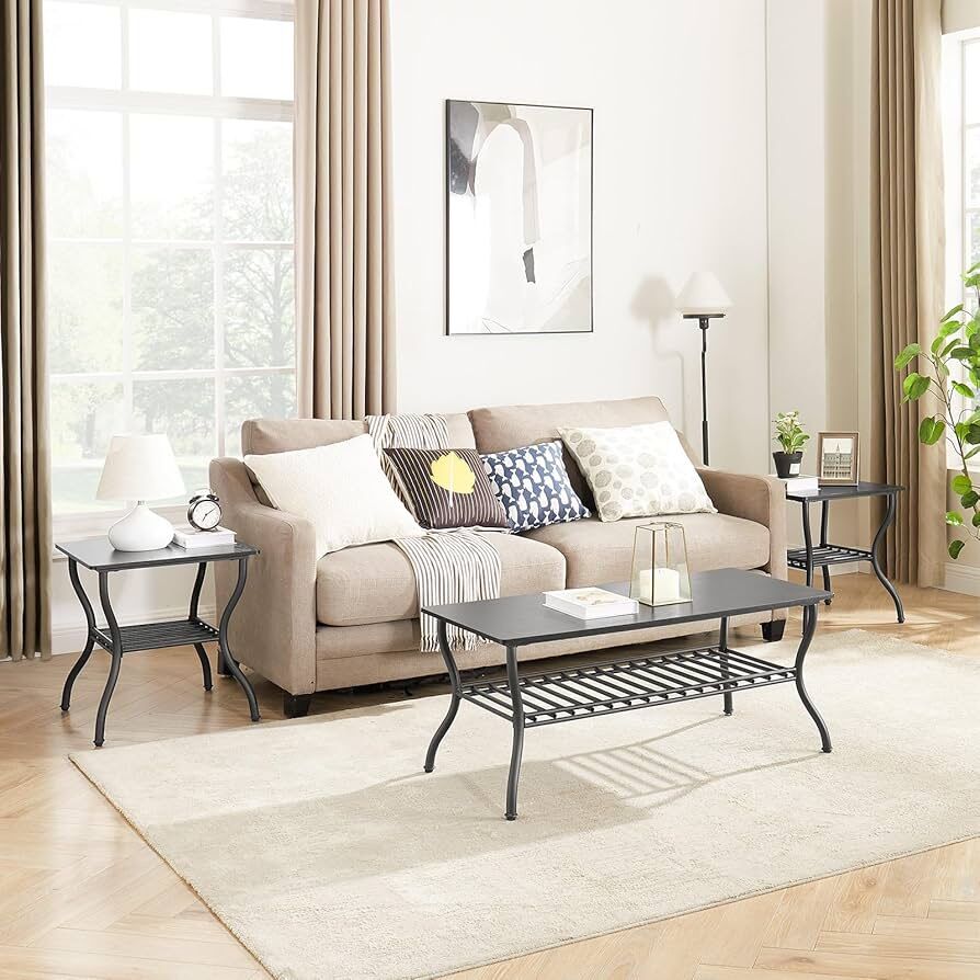 Modern 3-Piece Coffee Table Set