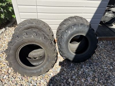 Four ATV tires