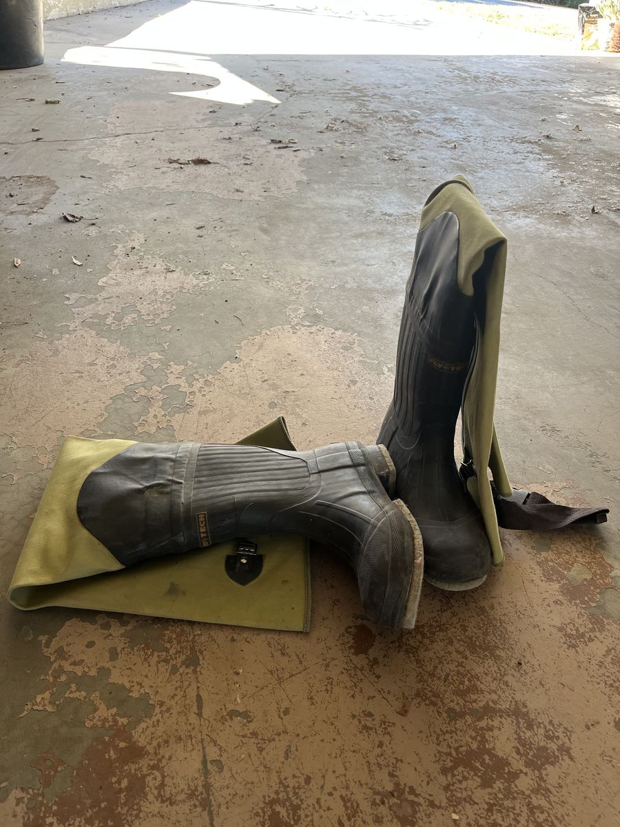 Flytech Steel Shank Wader Boots Size 8