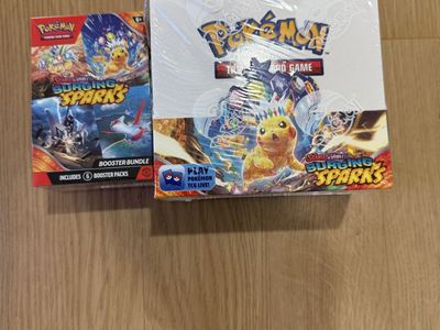 Pokemon Surging Sparks Booster Box + Bundle
