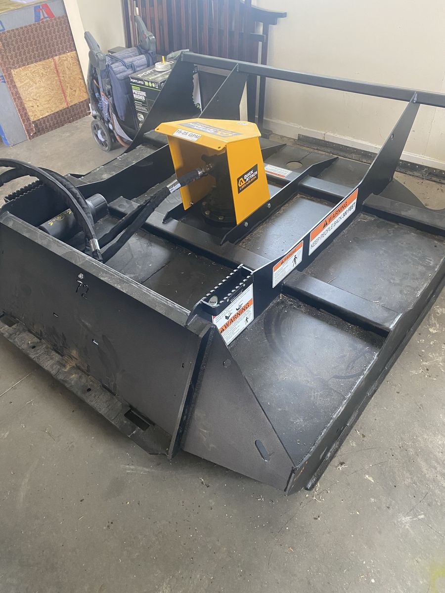 Quick attach mega mower X
