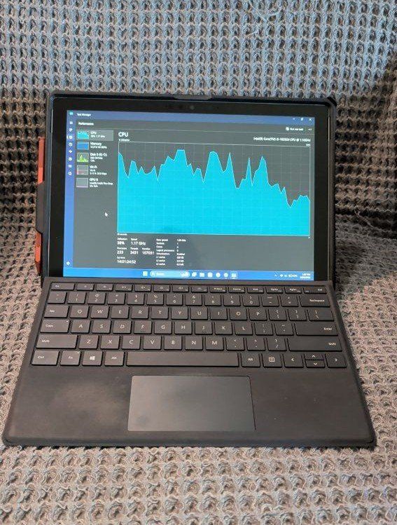 Microsoft Surface Pro Tablet with Keyboard, Protective Case, and Stylus