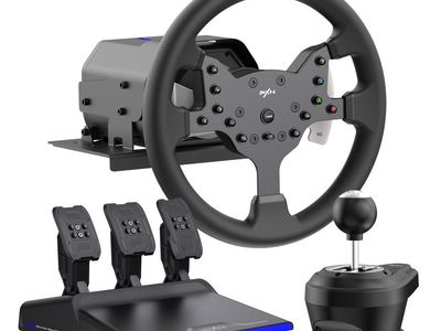 PXN V900 Gaming Racing Wheel with Pedals & Shifter - PC, PS3, PS4, Xbox One, Switch - New
