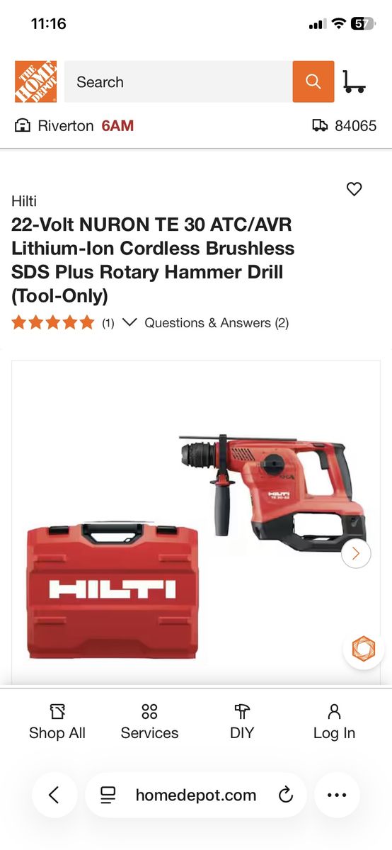 HILTI 30-22 Hammer Drill