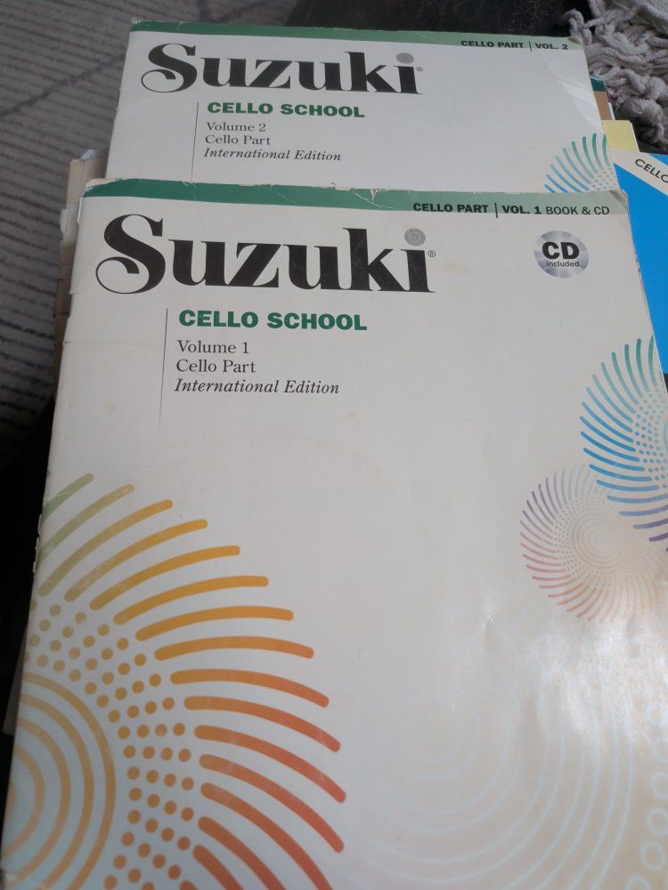 suzuki cello book 1 and 2