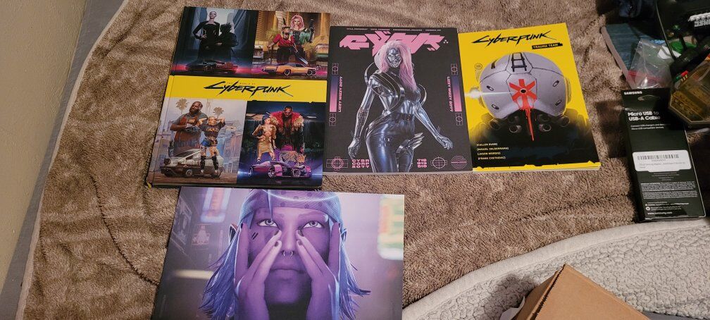 Cyberpunk books and collectibles