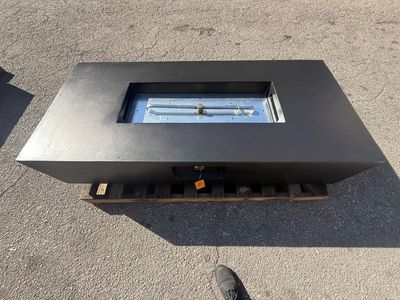 30 x 66 Concrete Rectangle Fire Pit