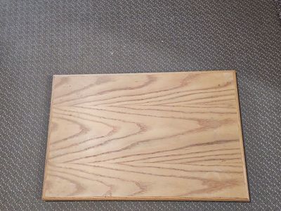 Solid Oak Lazy Susan sharing plate