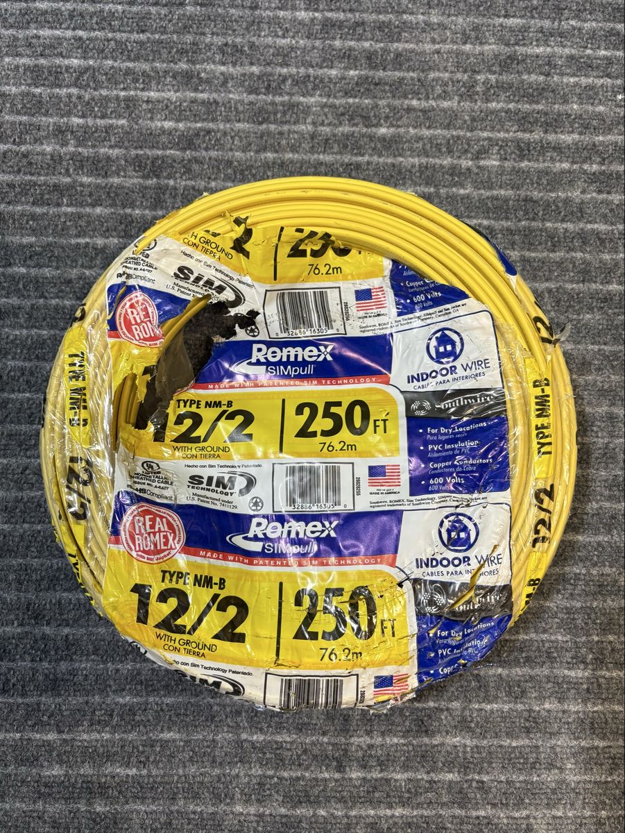 12/2 Romex 250 ft. Roll