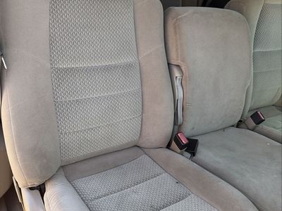 OEM Ford Super Duty Tan Cloth Front 40/20/40 Split Bench Seats