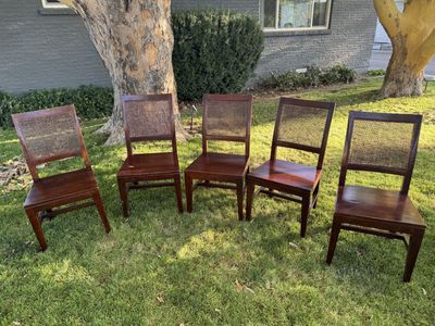 Crate & Barrel Chairs (Set of 5)