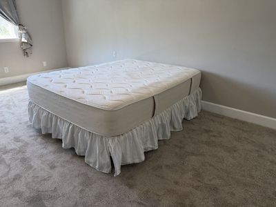 Queen IntelliBed Mattress + Metal Bed Frame - Good Condition - Provo - $250 OBO Must Go!