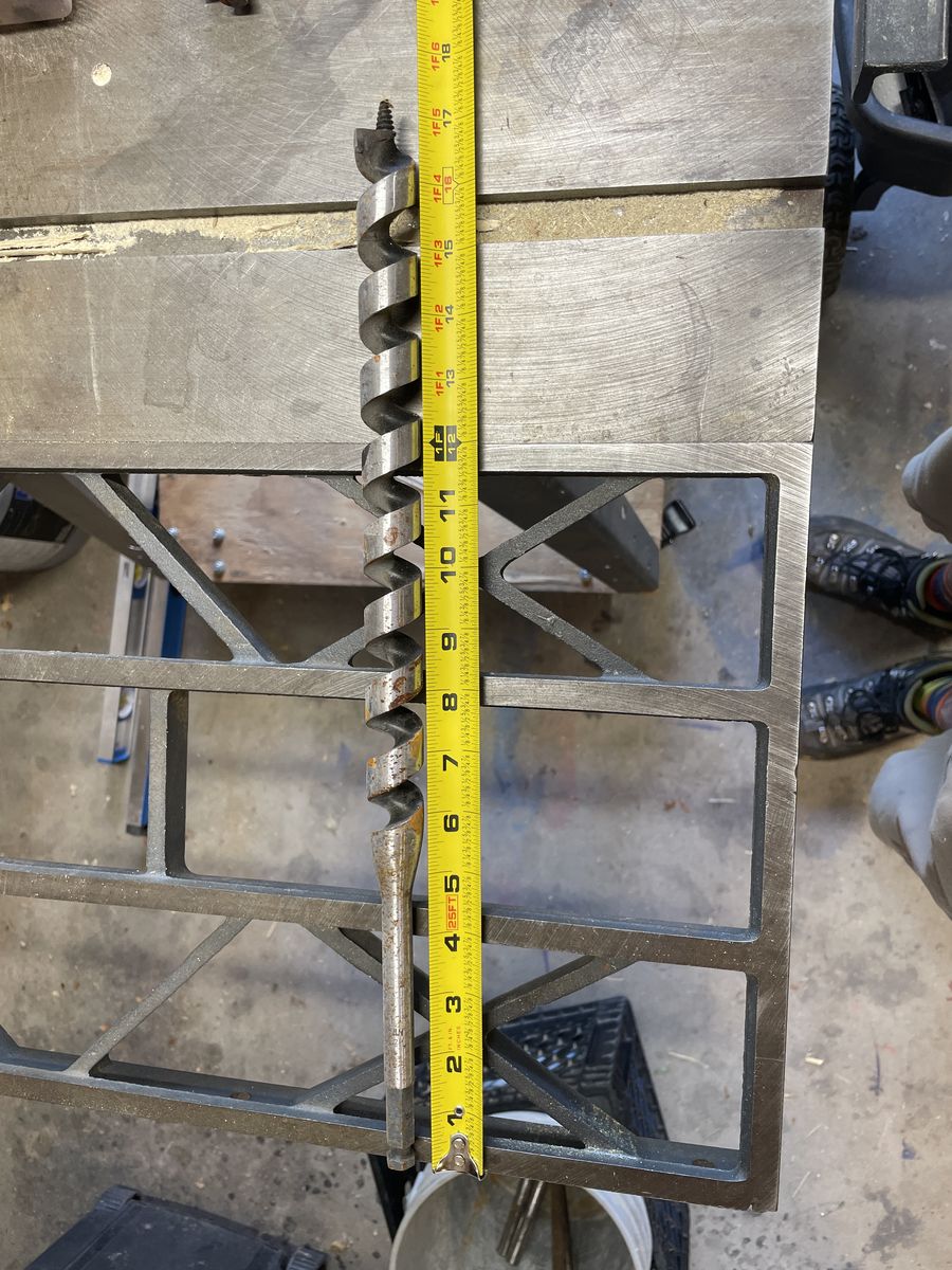 IRWIN 1-in x 17-in Woodboring Auger Bit Drill Bit