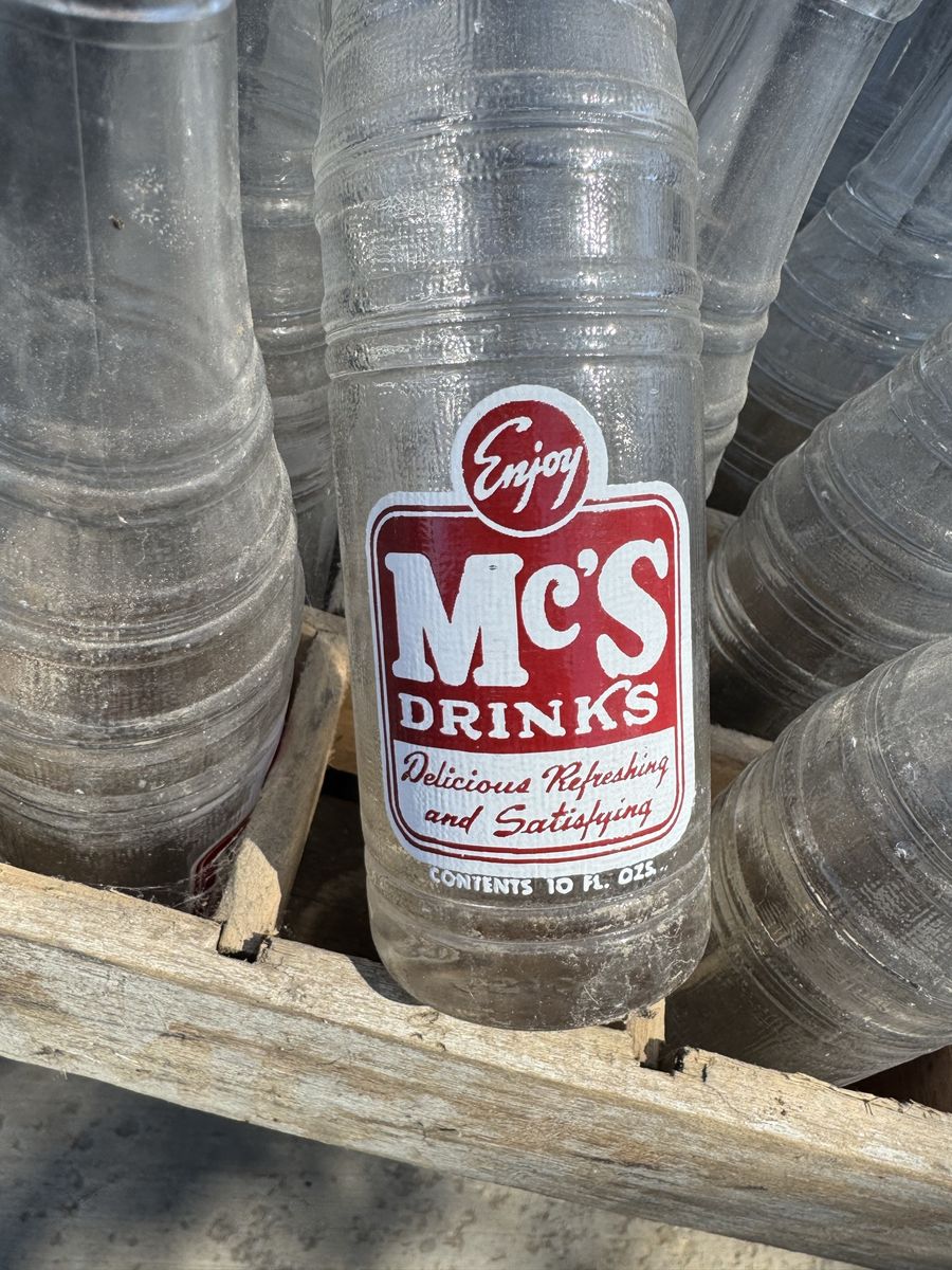 Mc’s Drinks Soda bottles