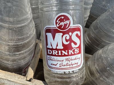 Mc’s Drinks Soda bottles
