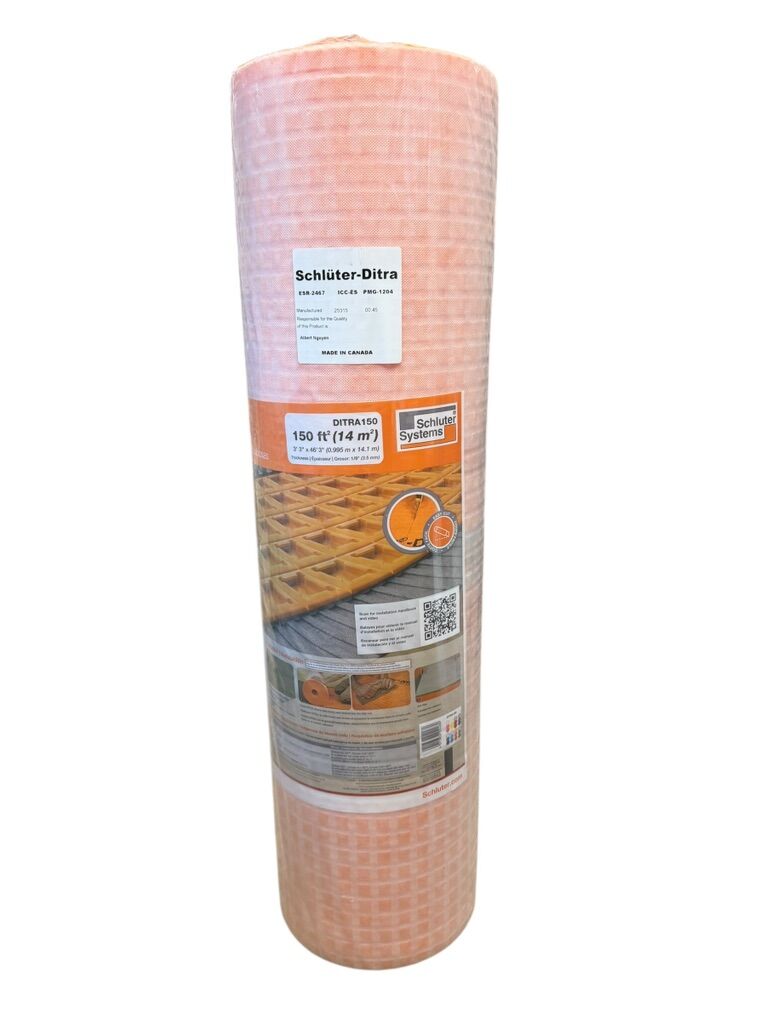New Roll 150ft Schluter Ditra Uncoupling Membrane