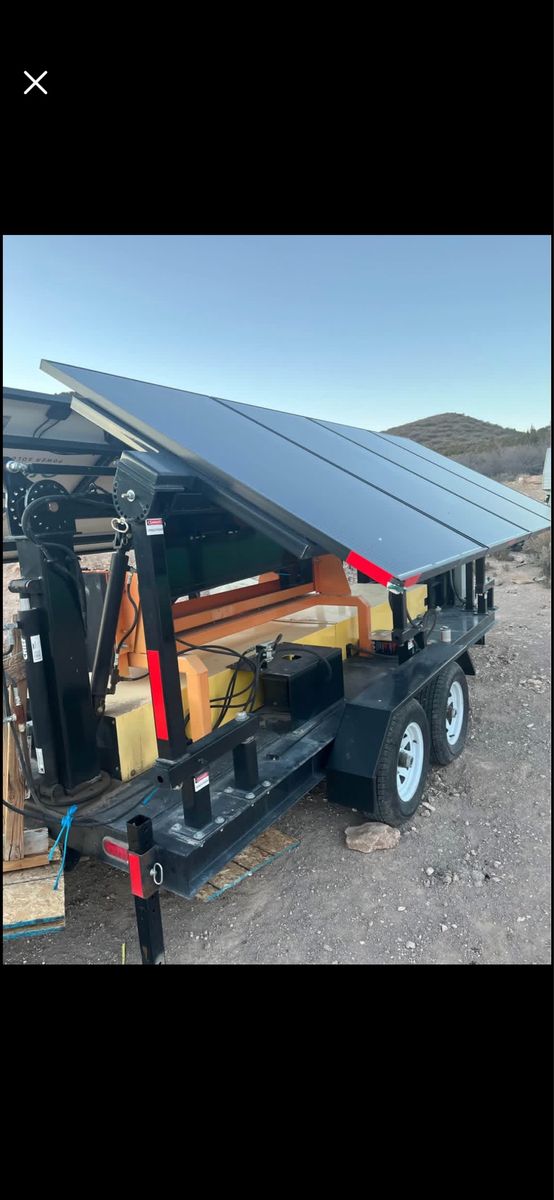 off grid solar trailer