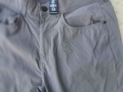 Member's Mark Men's Straight Fit Travel Pants – Charcoal Gray Performance Stretch 32x32