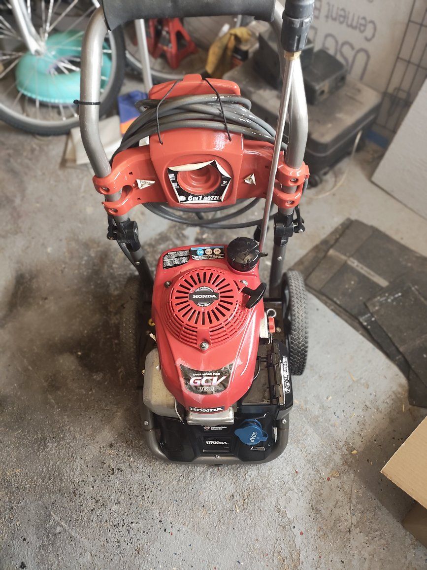 Honda GCV160 Pressure Washer - High Performance, Easy Start, Over Head Cam