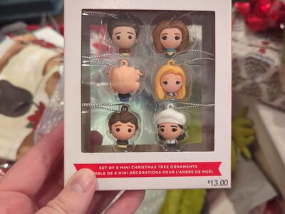 Friends Mini Ornaments Hallmark