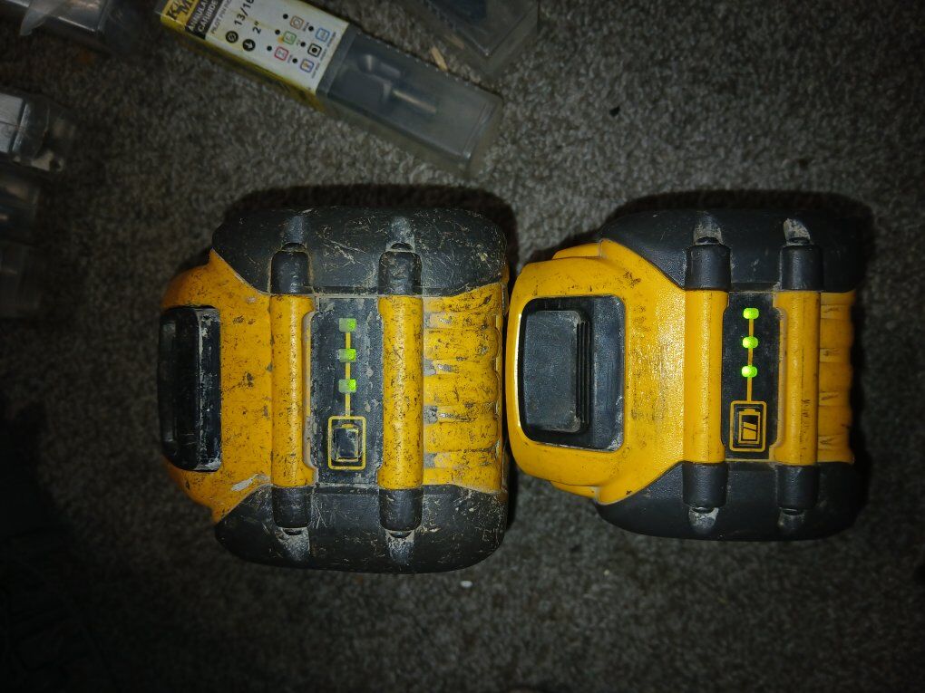 dewaltflex volt batteries