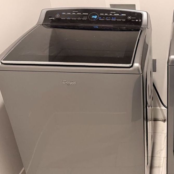 Whirlpool Cabrio NEEDS REPAIR - WTW8500DC0 Top Load Electric Washing Machine, Gray