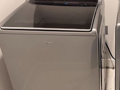 Whirlpool Cabrio NEEDS REPAIR - WTW8500DC0 Top Load Electric Washing Machine, Gray