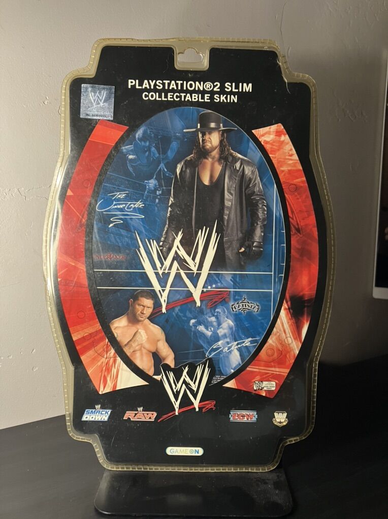 WWE PS2 Slim Skin Sealed