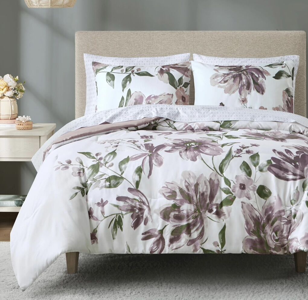 King Comforter Set- Shabby Chic, Microfiber