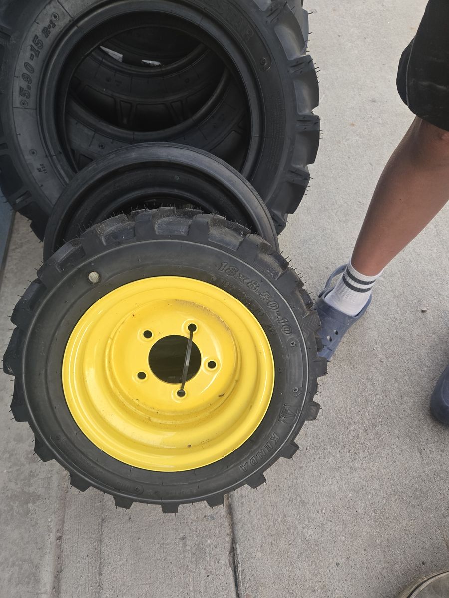 Assorted Tractor, Mower, and Utility Tires and Wheels (Used)