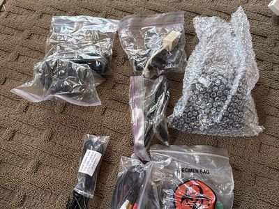 Assorted Electronic Cables & Adapters - USB, RCA, VGA, Power Cords