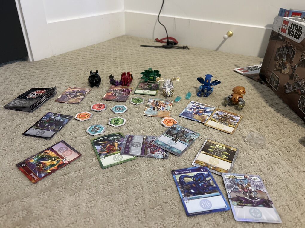 Bakugan Cards And Figures